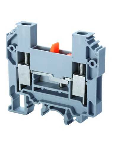 Altech CDTTU/R Bornier DIN, à vis, déconnectable - Lot de 50