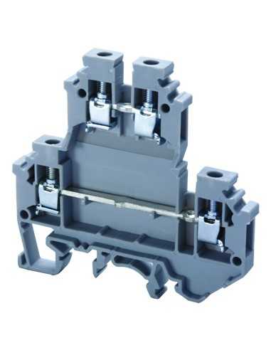 Bornier Altech ODL4U/O, Vis, 2 niveaux, Décalé - Lot de 50