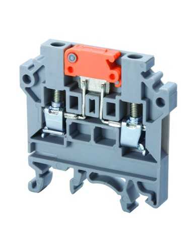 Altech CKT4U Bornier DIN, à vis, déconnectable - Lot de 50