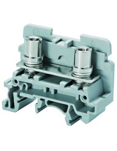 Altech CSTSB5U Bornier rail DIN, goujon M5, traversant - Lot de 100