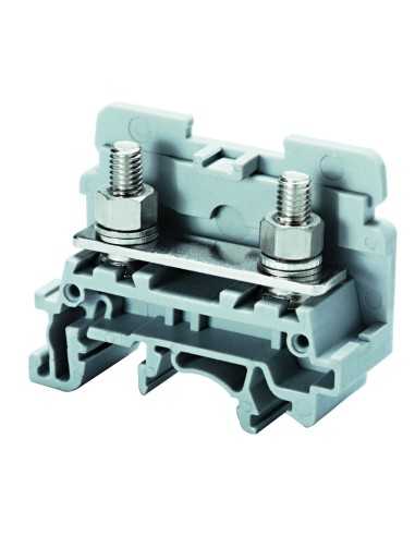 Altech CSTSN5U Bornier DIN, goujon M5 avec écrou, traversée - Paquet de 100