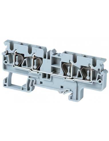 Bornier Altech CX4/4/Y DIN, Ressort, 4 Conn - Lot de 50