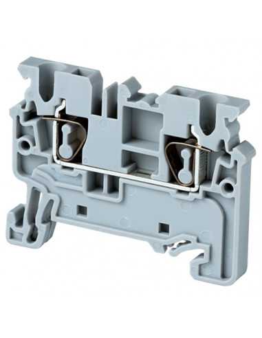 Altech CX2.5 DIN Bornier, Ressort, Traversant - Lot de 200