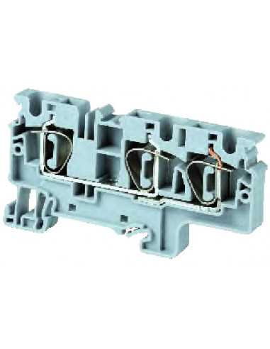Altech CX10/3/Y Bornier DIN, Ressort, 3 Conn - Lot de 50