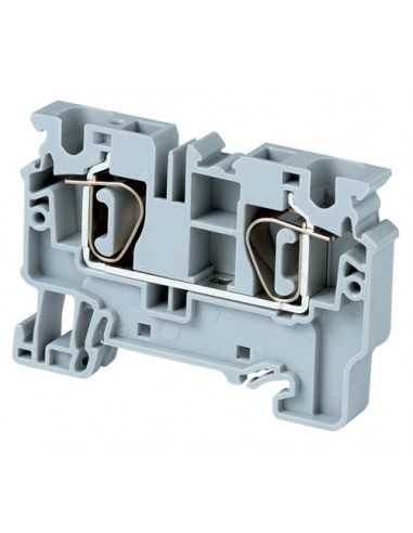Altech CX6/BU Bornier DIN, à ressort, traversant - Lot de 100