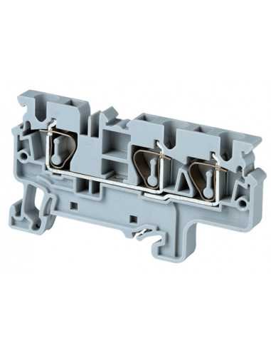 Altech CX4/3/R Bornier DIN, Ressort, 3 Conn - Paquet de 100