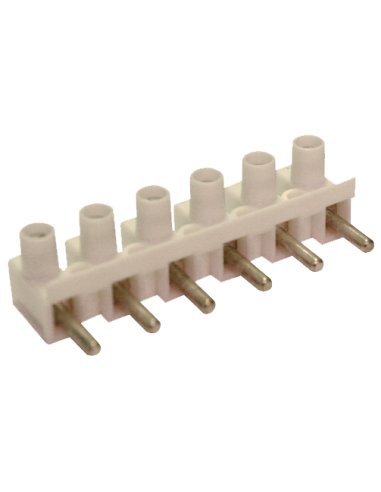 Altech HE42ST/02 Fiche Eurostrip, 2 pôles, 10mmPS - Lot de 100