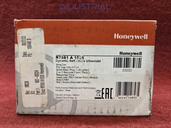 Honeywell R7861A1026 New