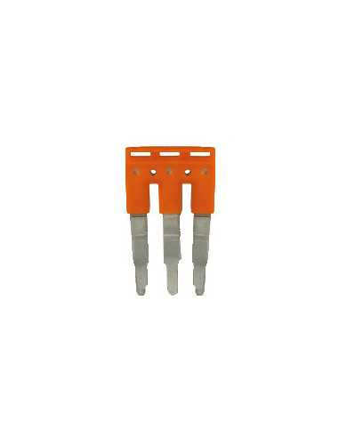 Altech JX6/3 Jumper, Push-In, 3 pôles, espacement 8mm - Lot de 50