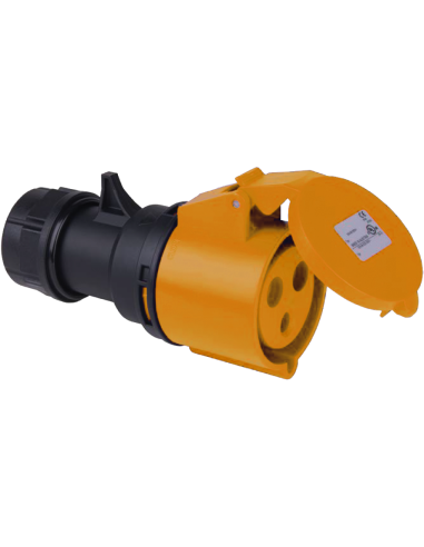 Altech K41S60A Connecteur fiche et socle, 20A, 120/250V - Paquet de 4