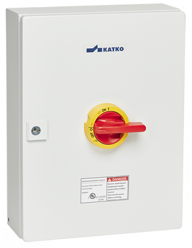 Altech KET3100UL98 INTERRUPTEUR DE COMMANDE ENVELOPPE TÔLE, 3 PÔLES