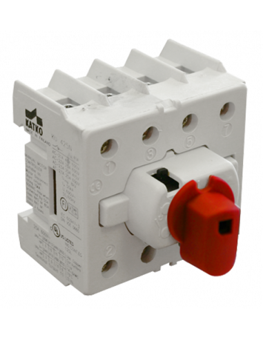 Altech KU463N SECTIONNEUR MOTEUR, 4 PÔLES - Lot de 4