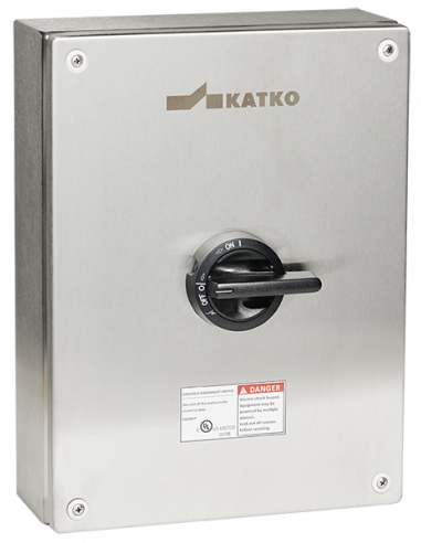 Altech KER3100UL98 INTERRUPTEUR ENCEINT EN ACIER INOXYDABLE, 3 PÔLES