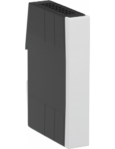 Boîtier DIN Altech KV4604, largeur 22,5mm, noir - Lot de 25