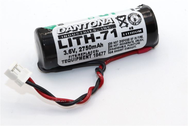 Replacement Battery for the SPM Instrument SPM VIBRATION 18477 - 3.6V 2750mAh Lithium
