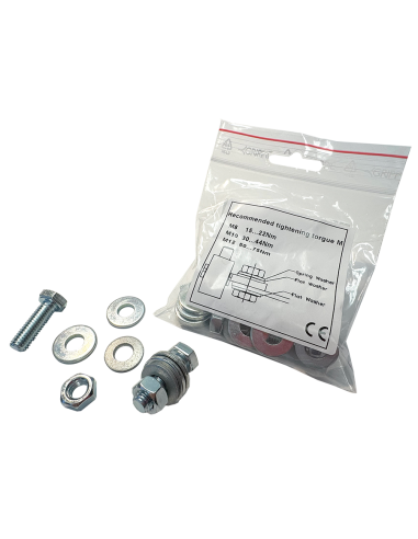 Altech M8PP4P Kit de boulons de fixation pour connecteurs, UL98 - Lot de 20