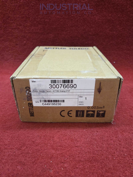 Mettler Toledo ACT350 30076690 New