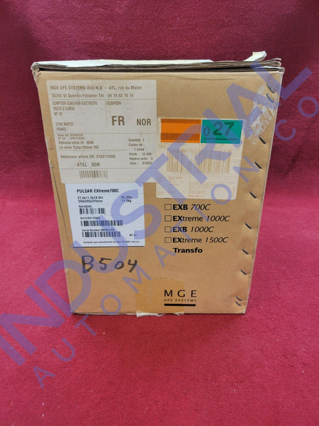 MGE UPS Systems 66345 New Surplus