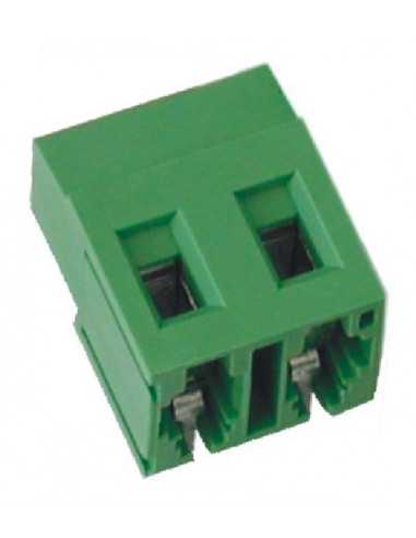 Altech MHSP-2712 Bornier CI, 7,62mm, 12 pôles, entrée par le haut, vert - Lot de 100