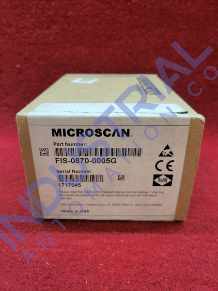 Microscan FIS-0870-0005G - New Surplus