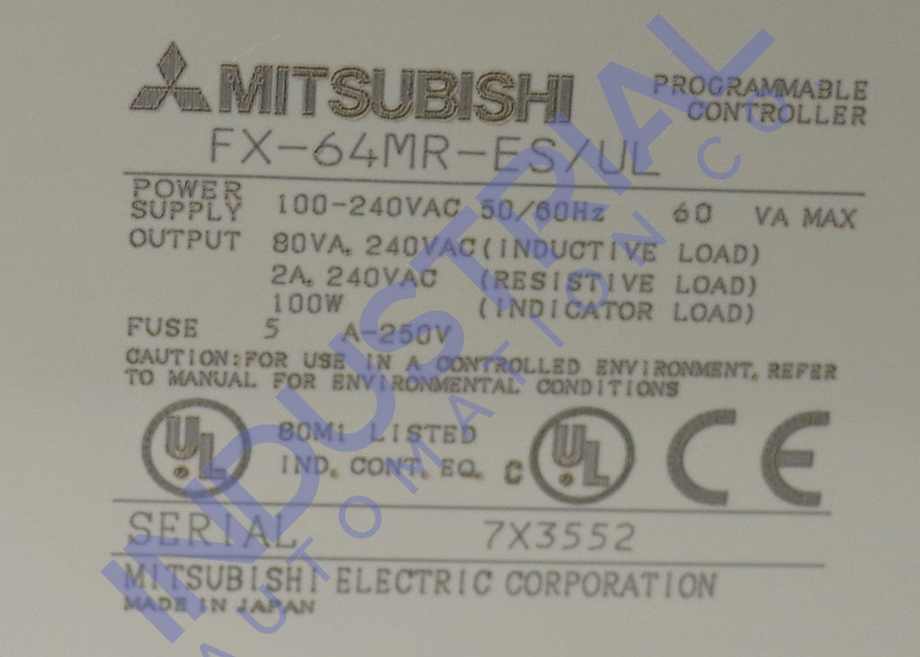 Mitsubishi Fx-64Mr-Es-Ul