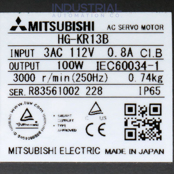 Mitsubishi HG-KR13B New Surplus