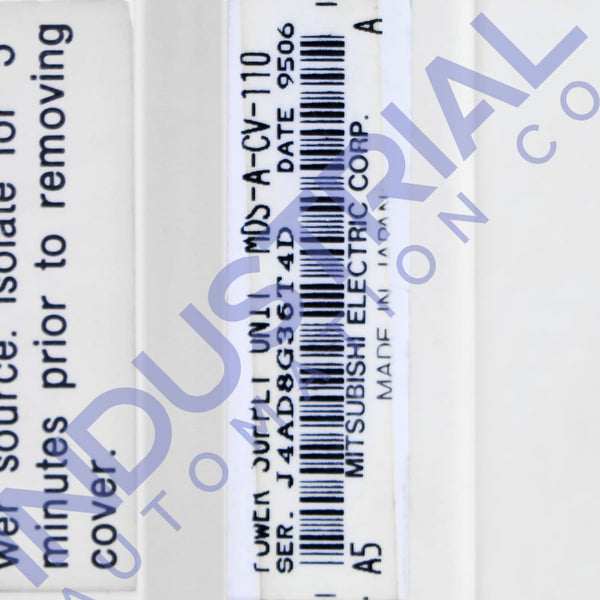 Mitsubishi MDS-A-CV-110 IAC Certified Refurbished