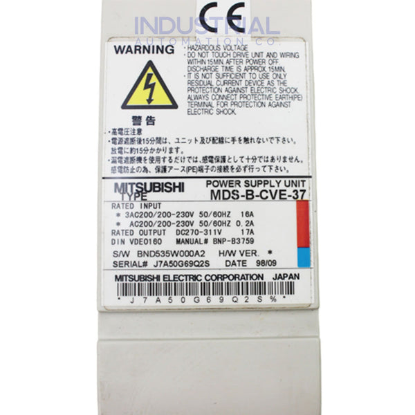 Mitsubishi MDS-B-CVE-37 - New