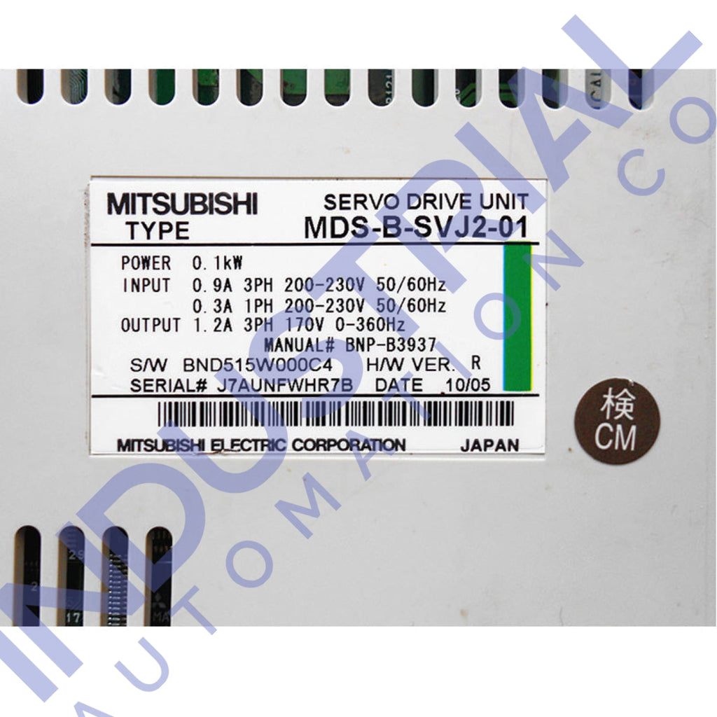 Mitsubishi MDS-B-SVJ2-01 - New Surplus