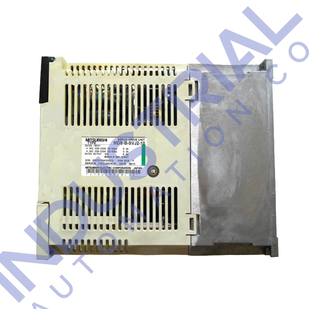 Mitsubishi MDS-B-SVJ2-10 IAC Certified Refurbished