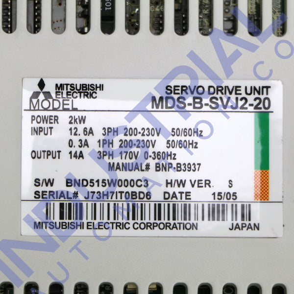 Mitsubishi MDS-B-SVJ2-20