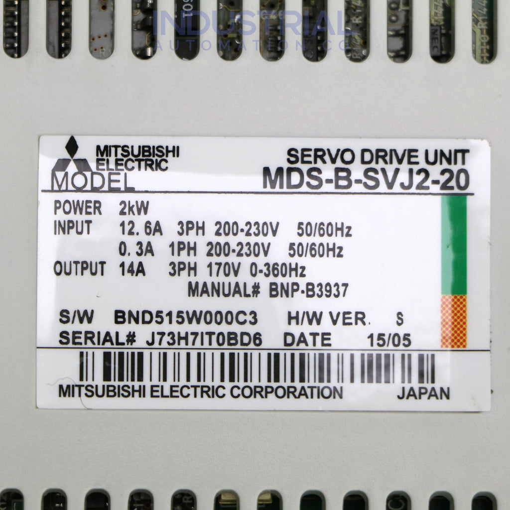 Mitsubishi MDS-B-SVJ2-20