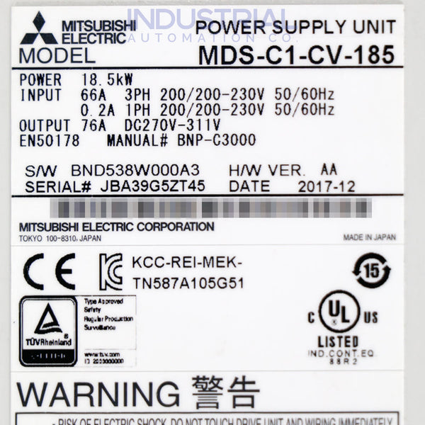 Mitsubishi MDS-C1-CV-185