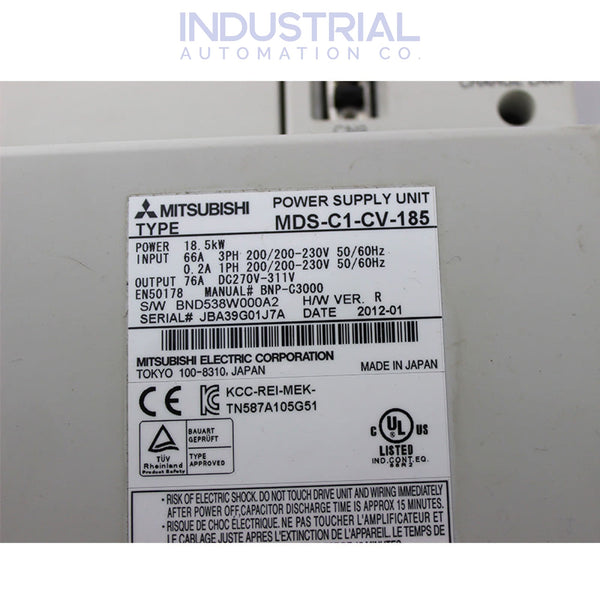 Mitsubishi MDS-C1-CV-185