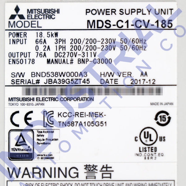 Mitsubishi MDS-C1-CV-185