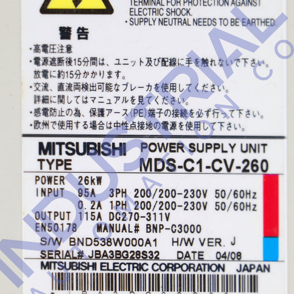 Mitsubishi MDS-C1-CV-260