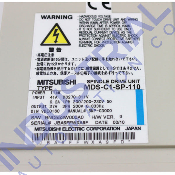 Mitsubishi MDS-C1-SP-110 IAC Certified Refurbished