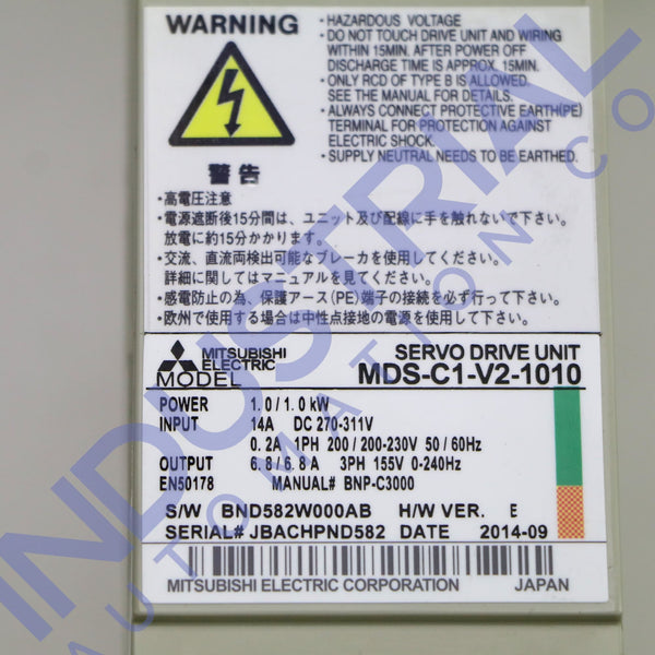 Mitsubishi MDS-C1-V2-1010