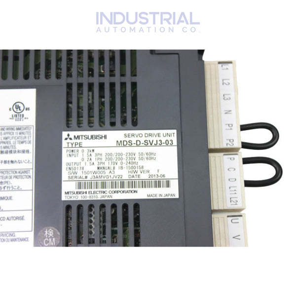 Mitsubishi MDS-D-SVJ3-03 - New