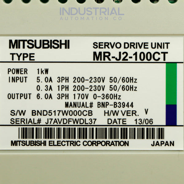 Mitsubishi MR-J2-100CT - New