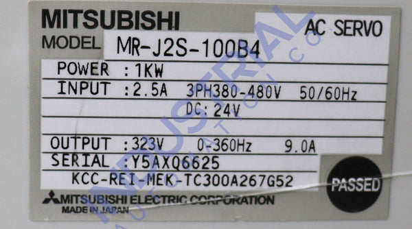 Mitsubishi Mr-J2S-100B4