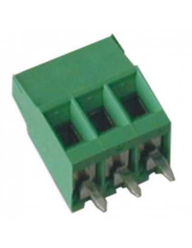 Altech MVS1317-3,81-V-L Bornier CI, 3.81mm, 17 pôles, raccordement avant, vert - Lot de 100