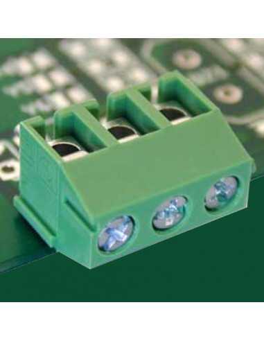 Altech MLK139-3,81-H Bornier CI, 3,81mm, 9 Pôles, Entrée fil par le haut, vert - Lot de 200