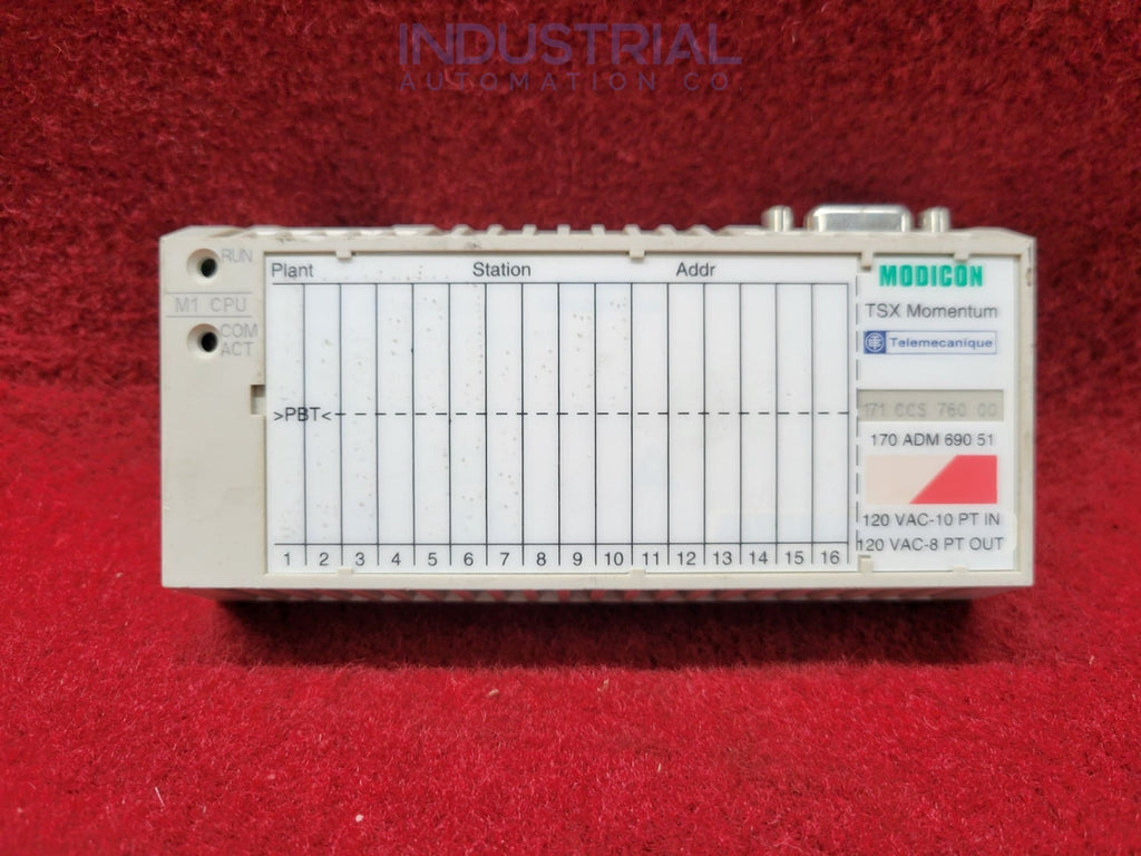 Modicon 171CCS76000 IAC Certified Refurbished