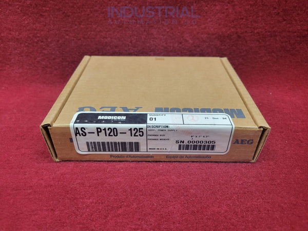 Modicon As-P120-125
