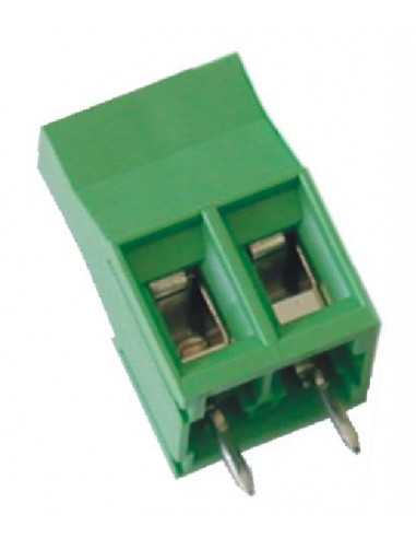 Altech MV-4611 Bornier CI, 6,35 mm, 11 pôles, câblage frontal, vert - Lot de 100