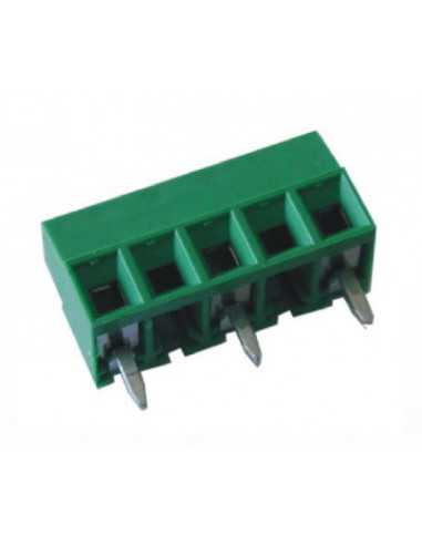 Altech MV135-7,00-V-L Bornier CI, 7,00mm, 5 pôles, câblage frontal, vert - Lot de 200