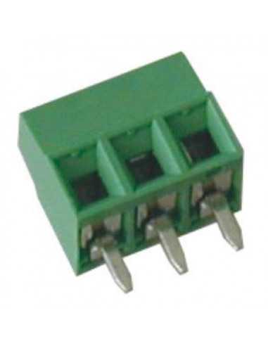 Altech MV138-3,5-V-L Bornier CI, 3,50 mm, 8 pôles, câblage frontal, vert - Lot de 100