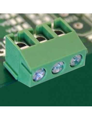 Altech MV1323-3,5-V-L Bornier CI, 3,50mm, 23 Pôles, Entrée latérale, vert - Lot de 100