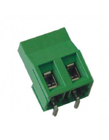 Altech MV474-7,62-H Bornier CI, 7,62mm, 4 pôles, connexion par le haut, vert - Lot de 100